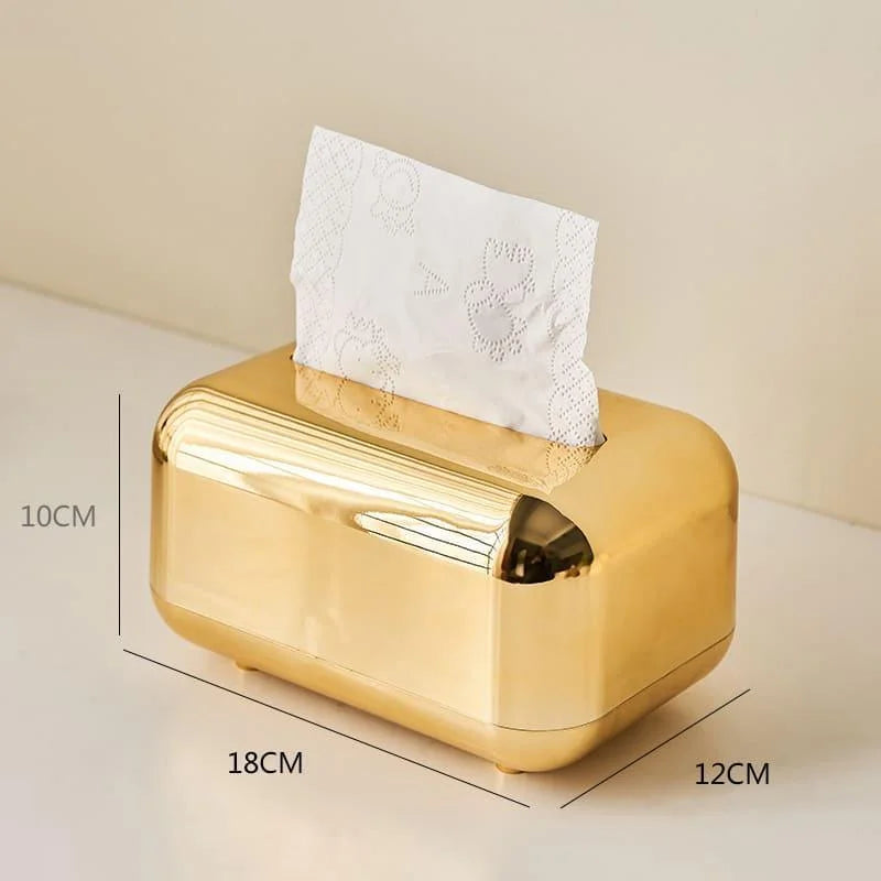 Chrome Tissue and Paper Box for Decoration and Organisation