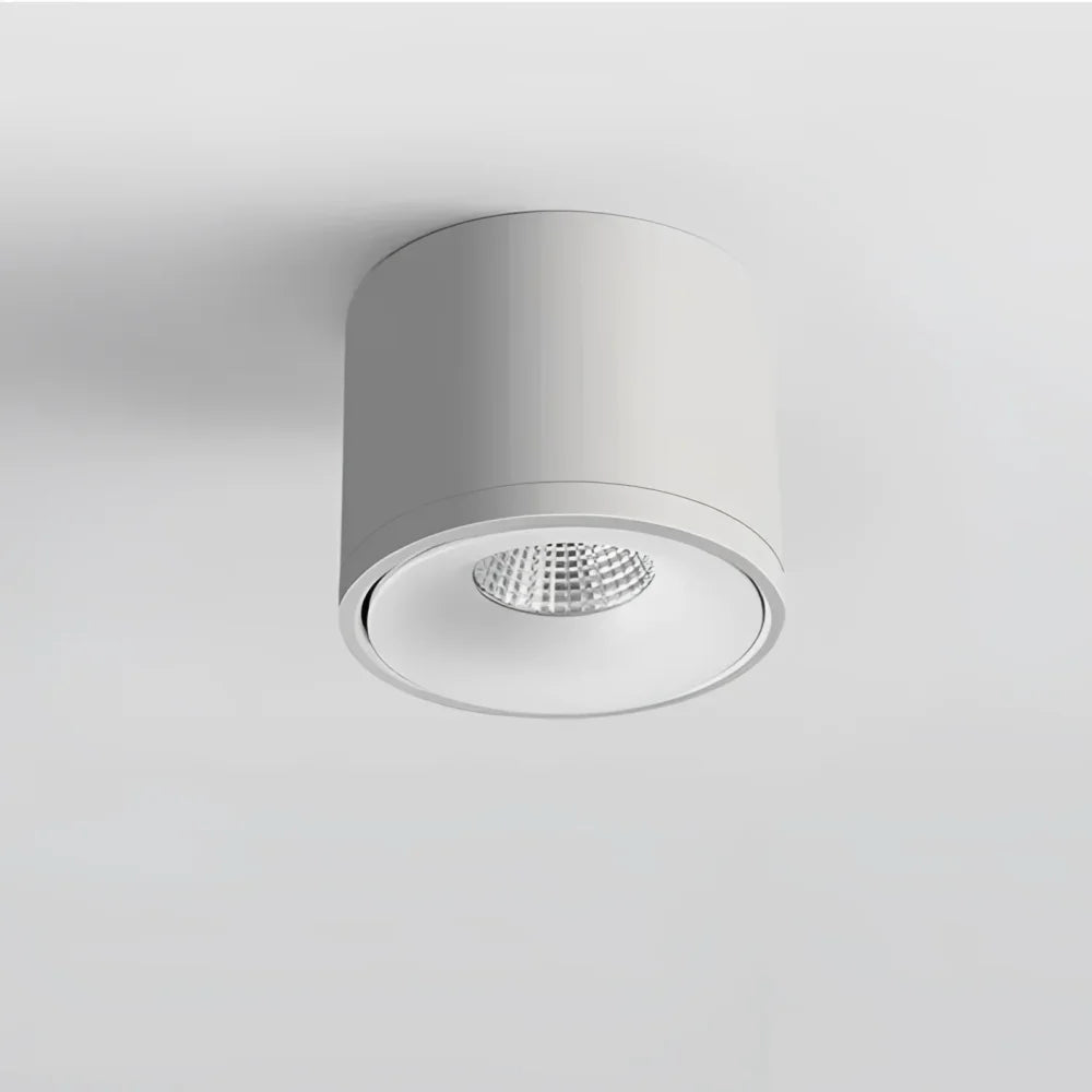 Dimmable Rotating LED Ceiling Light in Modern Aluminium