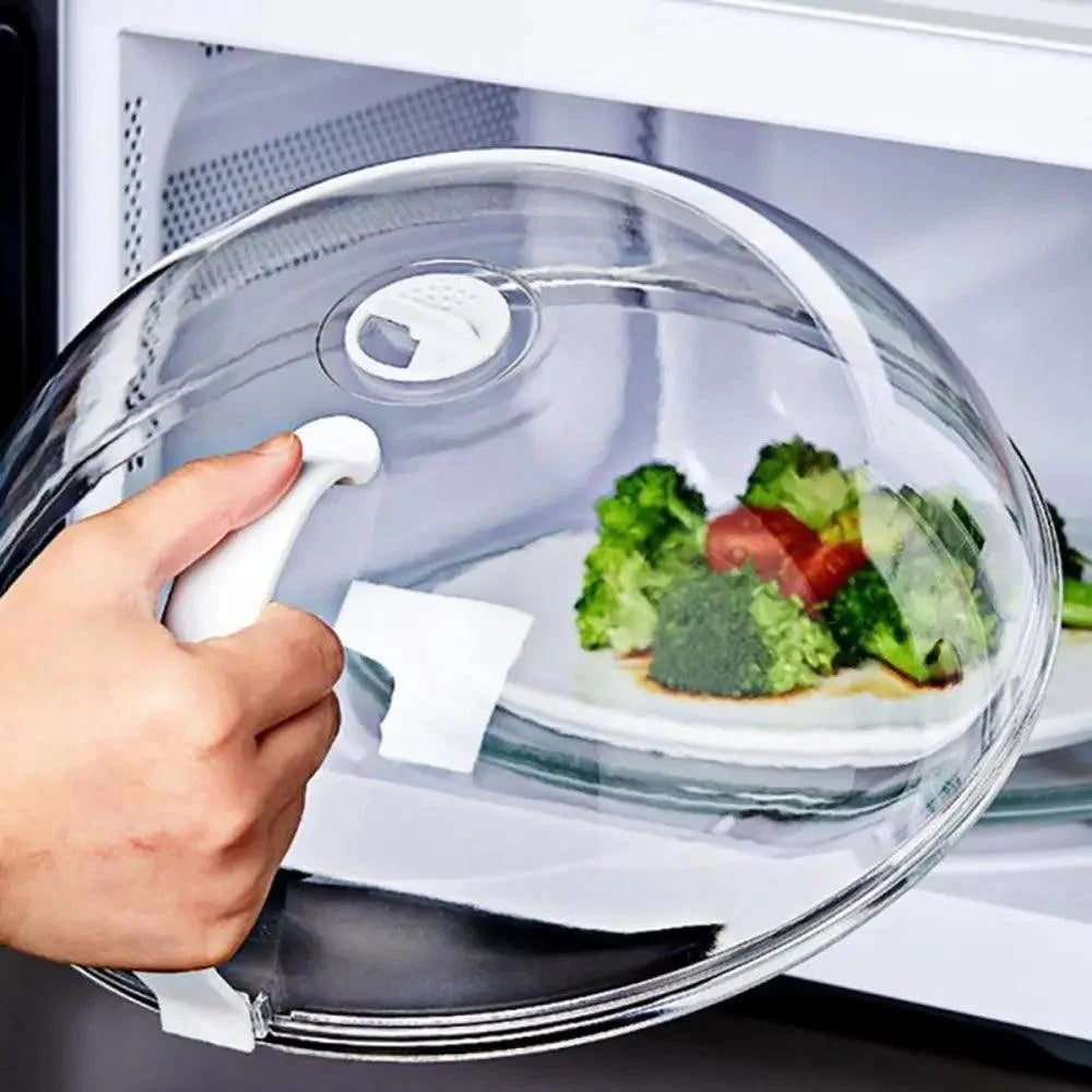 Microwave and Oven Splash Guard with Steam Vent