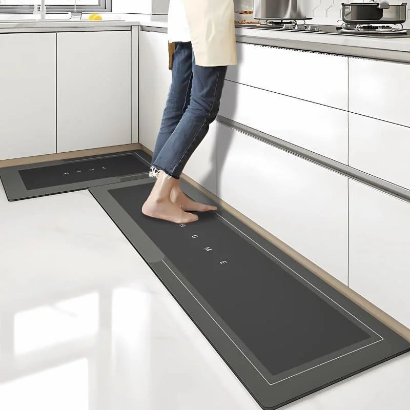 Non-Slip Absorbent 3-Layer Kitchen Mat