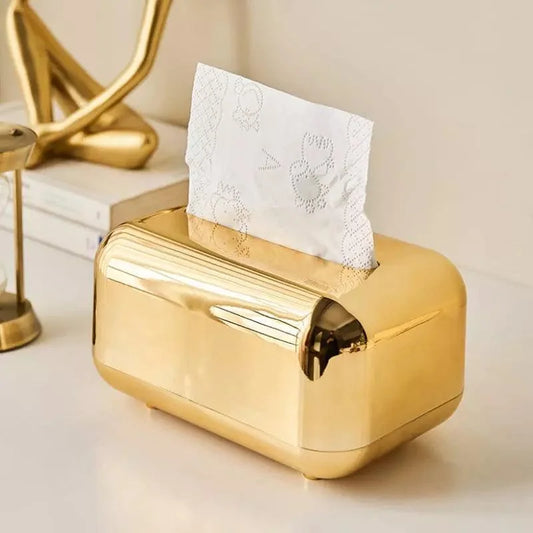 Chrome Tissue and Paper Box for Decoration and Organisation