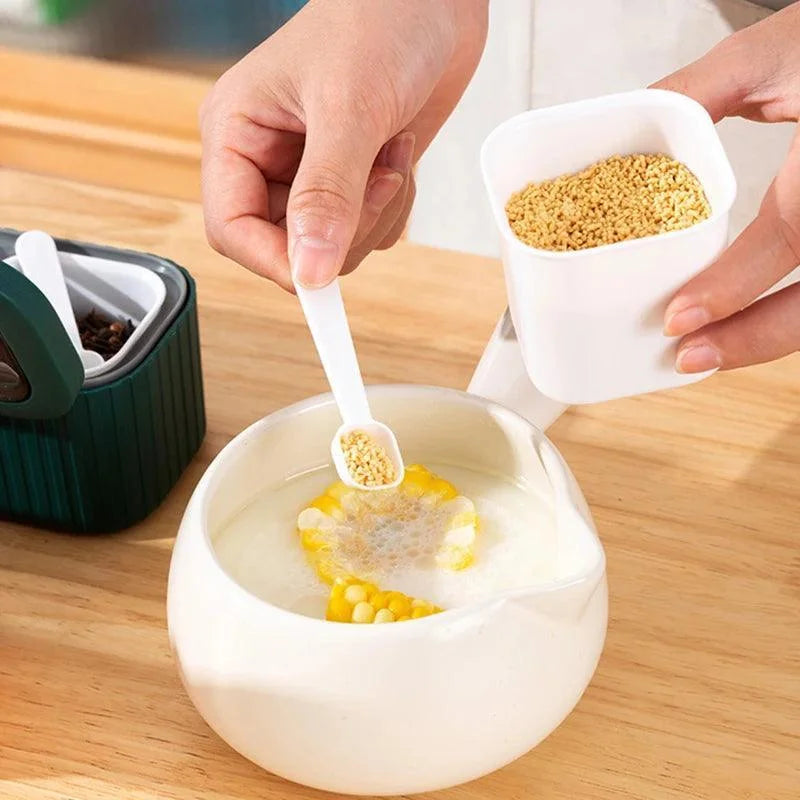 Spice Organiser Set with Box and Bottle for Kitchen