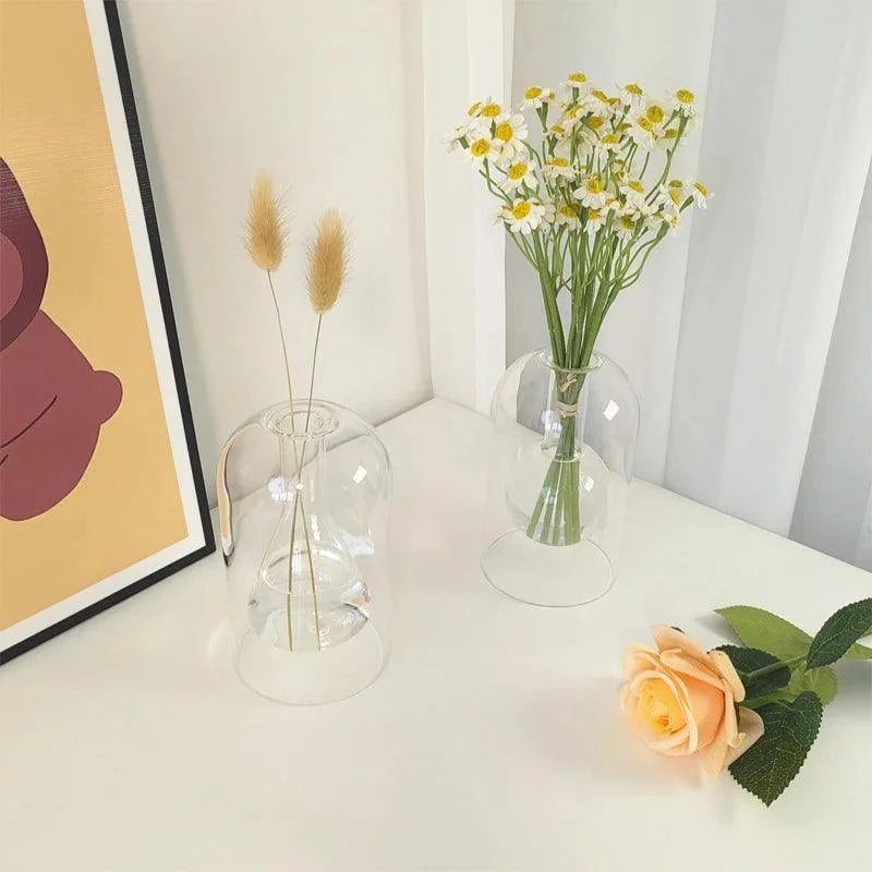 Transparent Glass Aromatherapy Diffuser Minimalist Design for Home Decoration