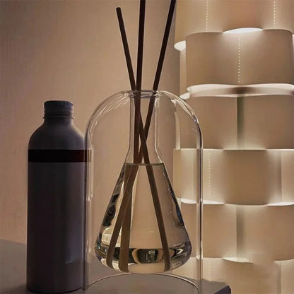 Transparent Glass Aromatherapy Diffuser Minimalist Design for Home Decoration