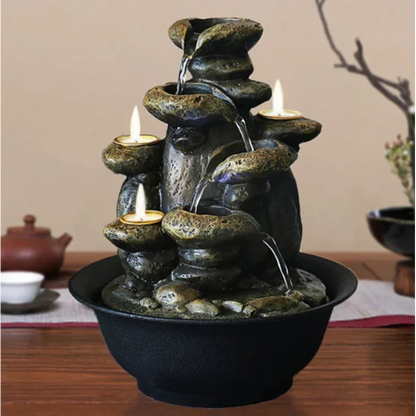 Feng Shui Decorative Water Fountain in Resin for Your Room