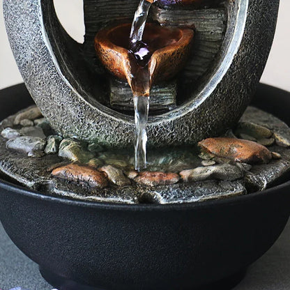 Feng Shui Decorative Water Fountain in Resin for Your Room