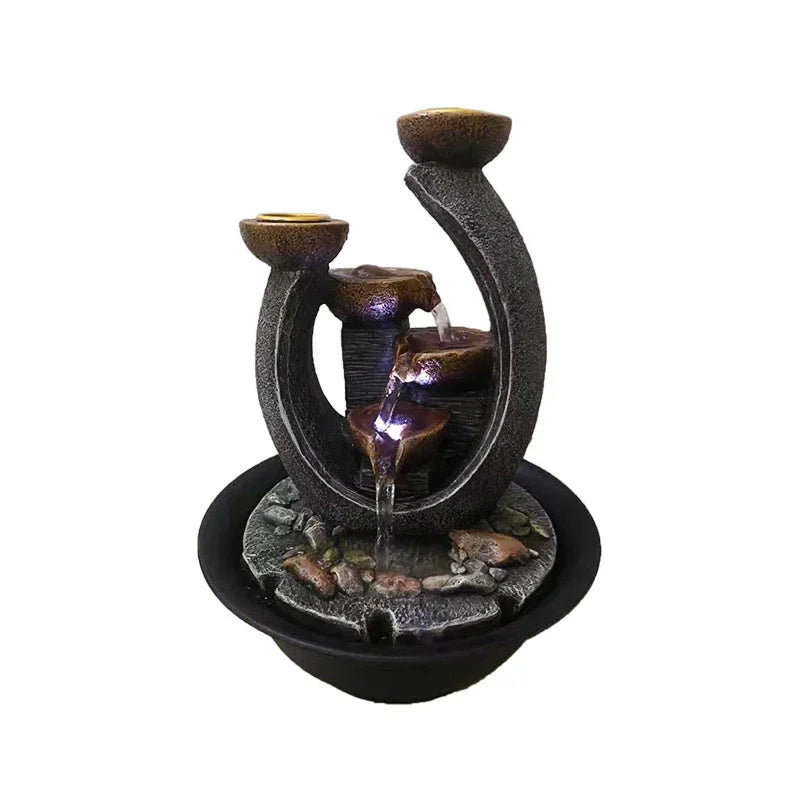 Feng Shui Decorative Water Fountain in Resin for Your Room
