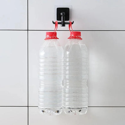 Self-Adhesive Rotating Hooks in ABS for Organizing Accessories and Clothes