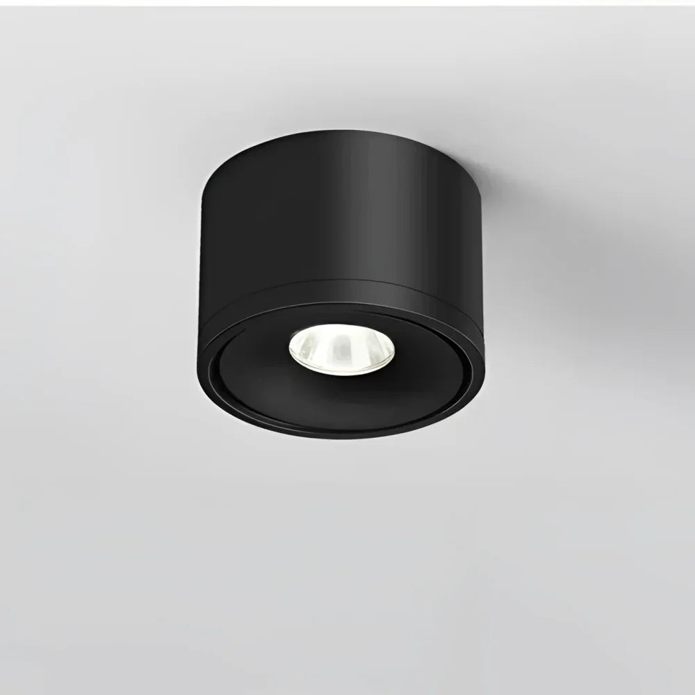 Dimmable Rotating LED Ceiling Light in Modern Aluminium