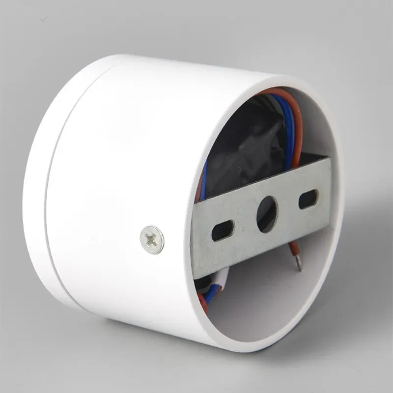Dimmable Rotating LED Ceiling Light in Modern Aluminium