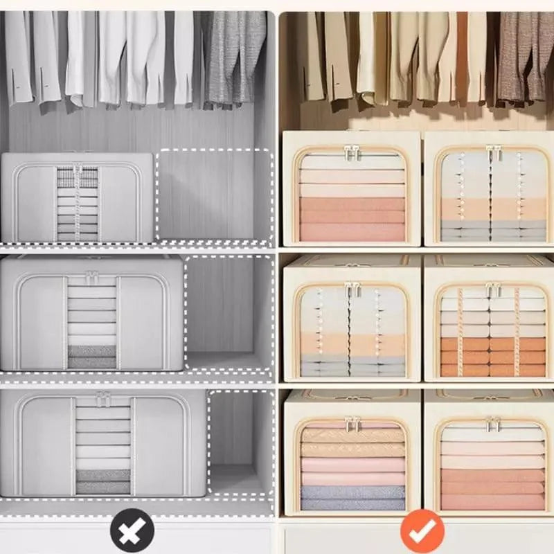 Premium Fabric Wardrobe Organiser for Closet