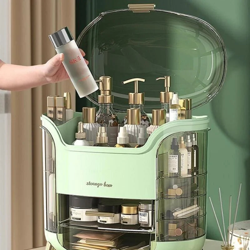 Transparent Acrylic Makeup Organiser for Beauty Counter
