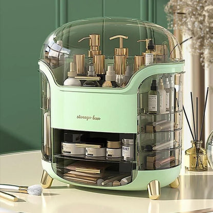 Transparent Acrylic Makeup Organiser for Beauty Counter