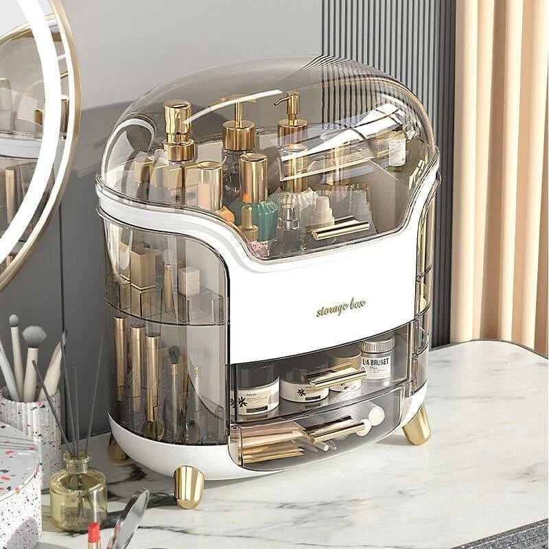 Transparent Acrylic Makeup Organiser for Beauty Counter