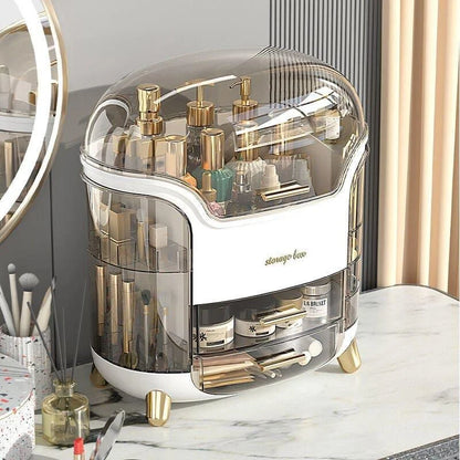 Transparent Acrylic Makeup Organiser for Beauty Counter