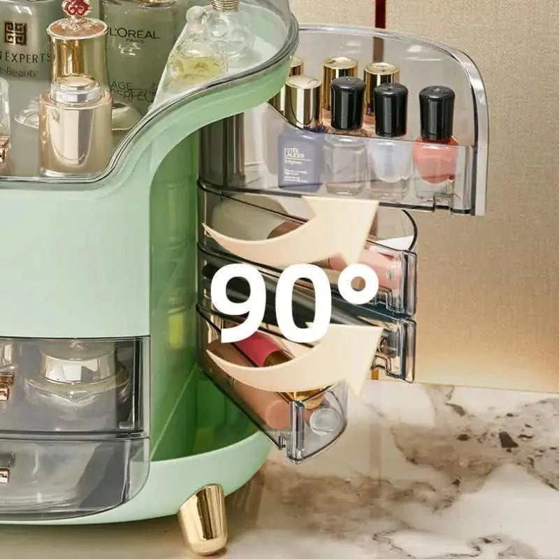 Transparent Acrylic Makeup Organiser for Beauty Counter