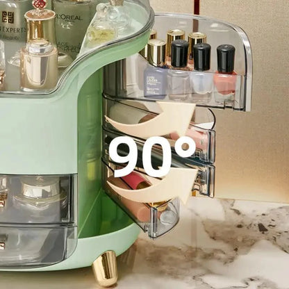 Transparent Acrylic Makeup Organiser for Beauty Counter