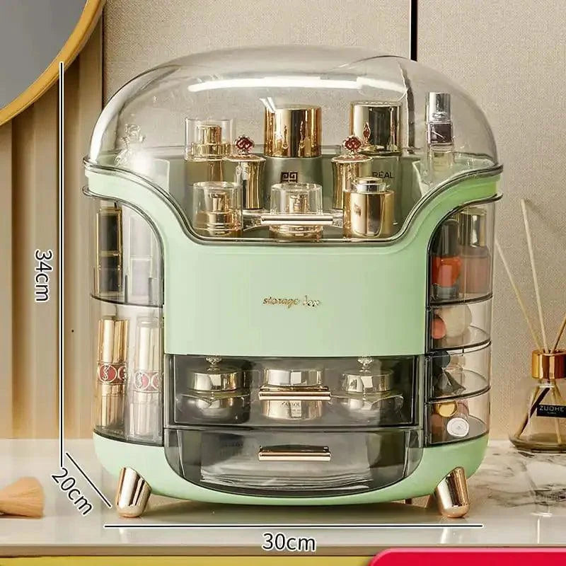 Transparent Acrylic Makeup Organiser for Beauty Counter