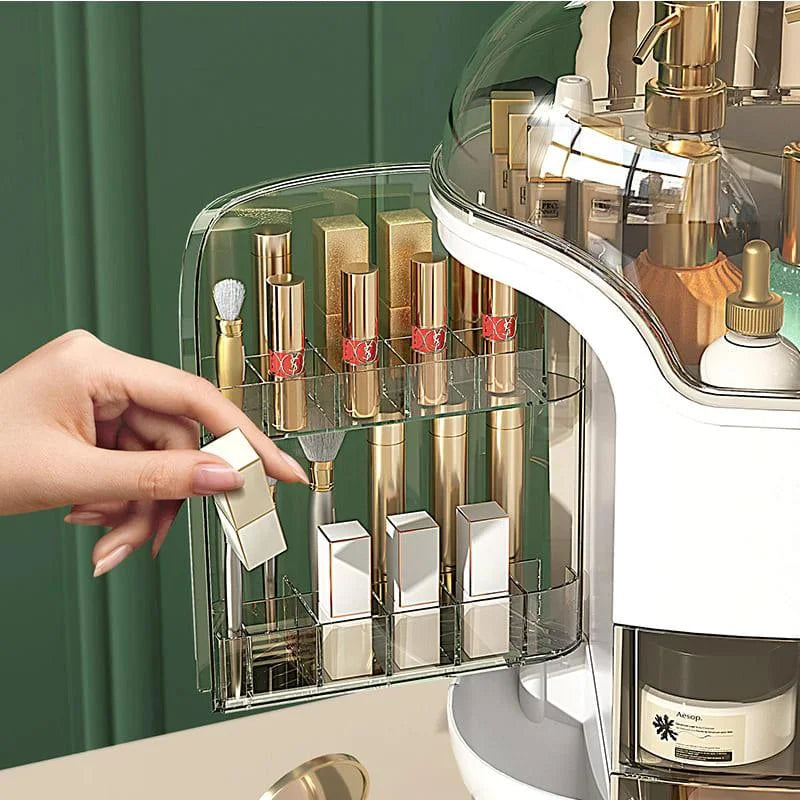 Transparent Acrylic Makeup Organiser for Beauty Counter