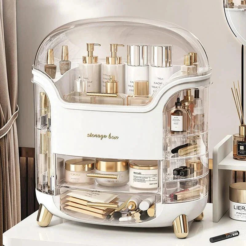 Transparent Acrylic Makeup Organiser for Beauty Counter
