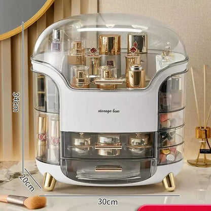 Transparent Acrylic Makeup Organiser for Beauty Counter