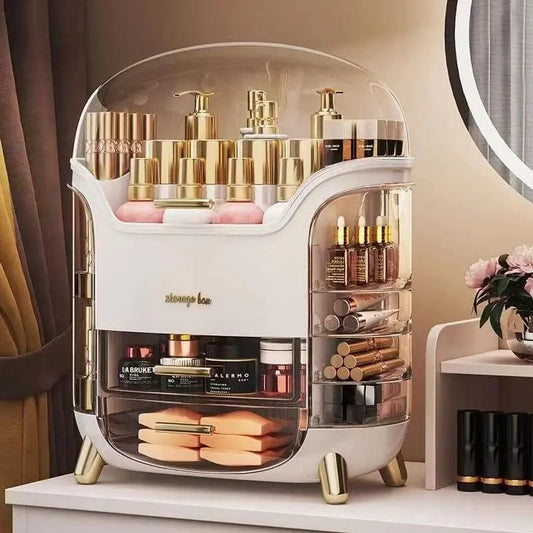 Transparent Acrylic Makeup Organiser for Beauty Counter