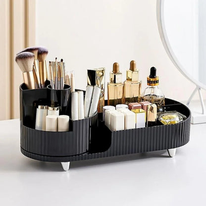 Makeup Brush Organiser with Dividers and Stylish Design