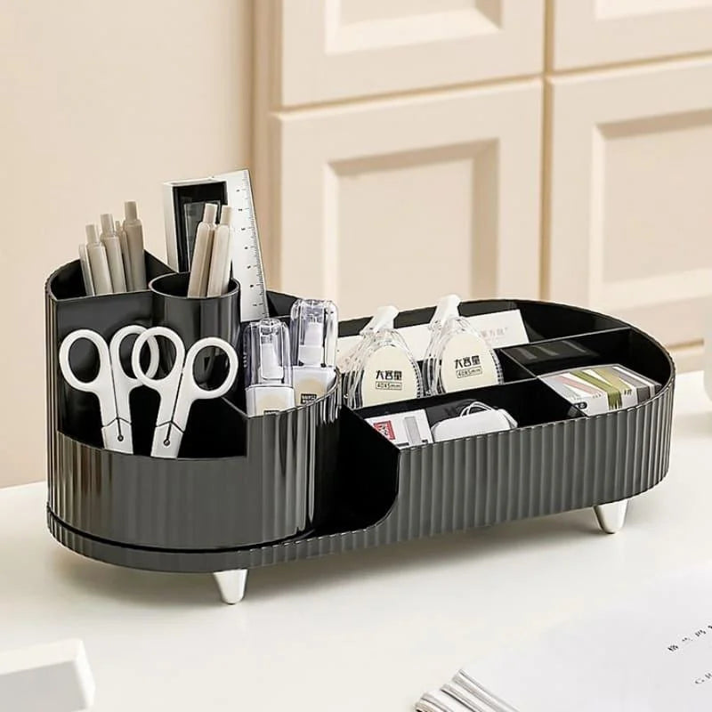 Makeup Brush Organiser with Dividers and Stylish Design