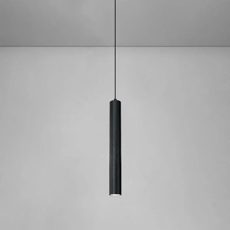 Double LED Pendant Light in Cylindrical Style for Dining Room