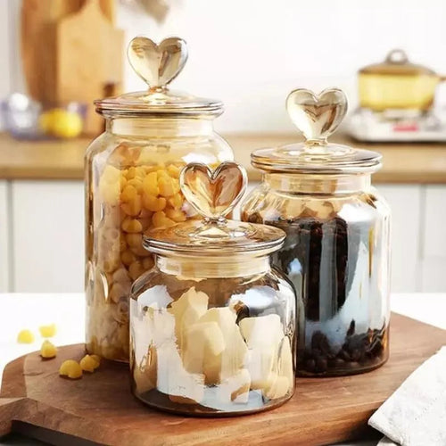 Hermetic Glass Jars with Silicone Seal