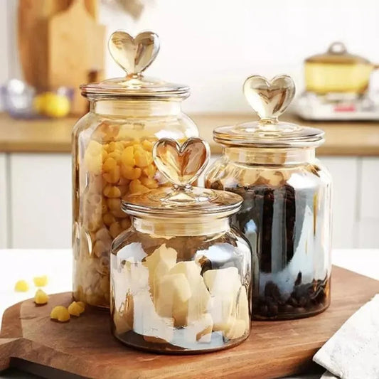 Hermetic Glass Jars with Silicone Seal