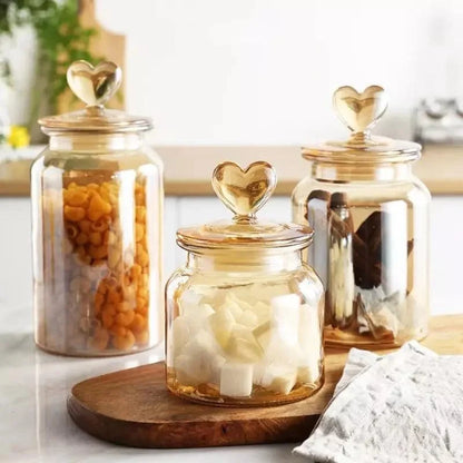 Hermetic Glass Jars with Silicone Seal