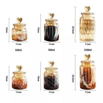 Hermetic Glass Jars with Silicone Seal