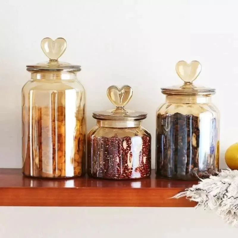 Hermetic Glass Jars with Silicone Seal