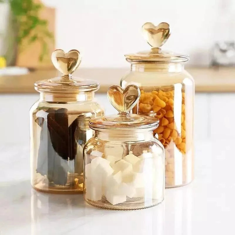 Hermetic Glass Jars with Silicone Seal