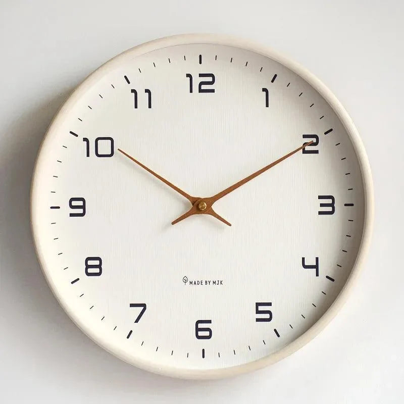 Nordic Wall Clock in Solid Wood