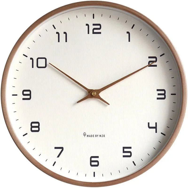 Nordic Wall Clock in Solid Wood