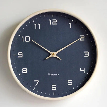 Nordic Wall Clock in Solid Wood