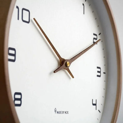 Nordic Wall Clock in Solid Wood