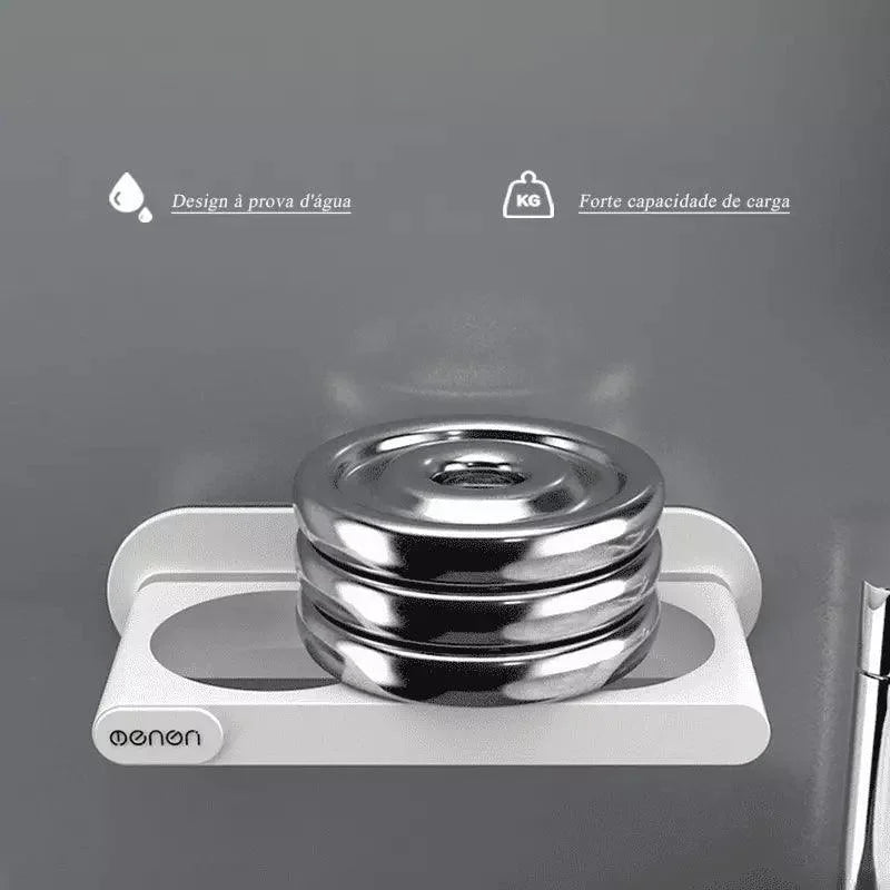 Wall Hair Dryer Holder with Compartments