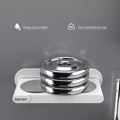 Wall Hair Dryer Holder with Compartments