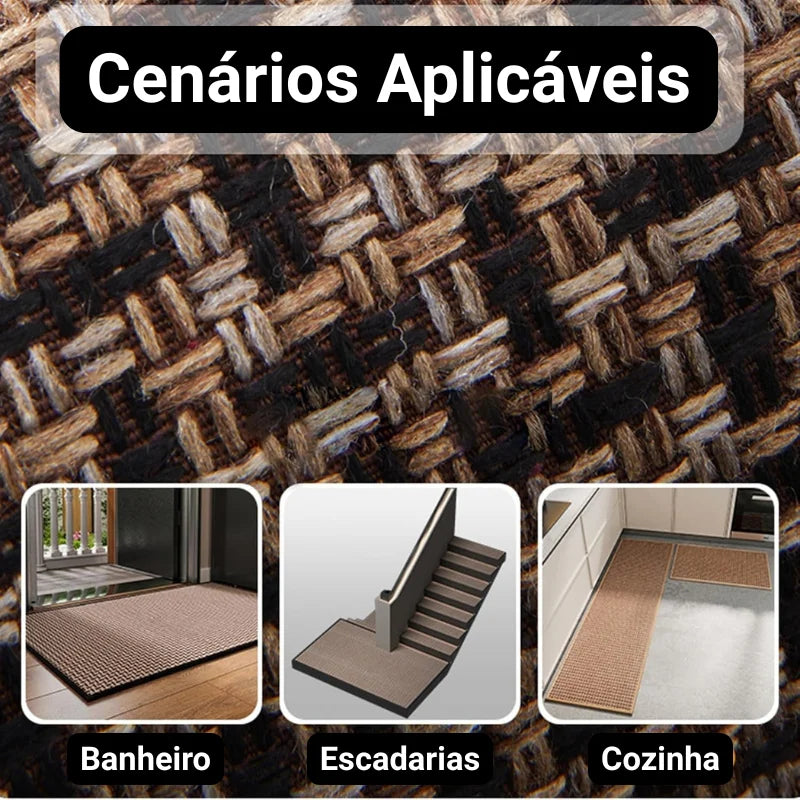 Washable Non-Slip Geometric Pattern Kitchen Mat