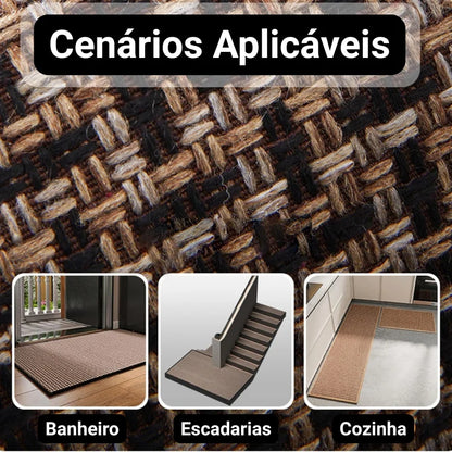 Washable Non-Slip Geometric Pattern Kitchen Mat