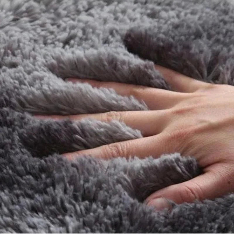 Non-Slip Plush Rug for Living Room and Bedroom