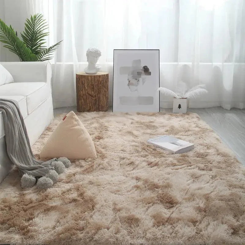 Non-Slip Plush Rug for Living Room and Bedroom