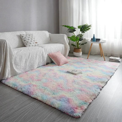 Non-Slip Plush Rug for Living Room and Bedroom