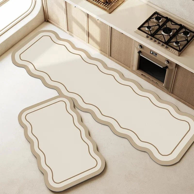 Minimalist Waterproof Non-Slip Kitchen Mat